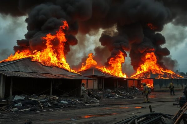 Kebakaran Landa 3 Gudang di Tambun, Bekasi 3 Gudang di Tambun Bekasi Kebakaran