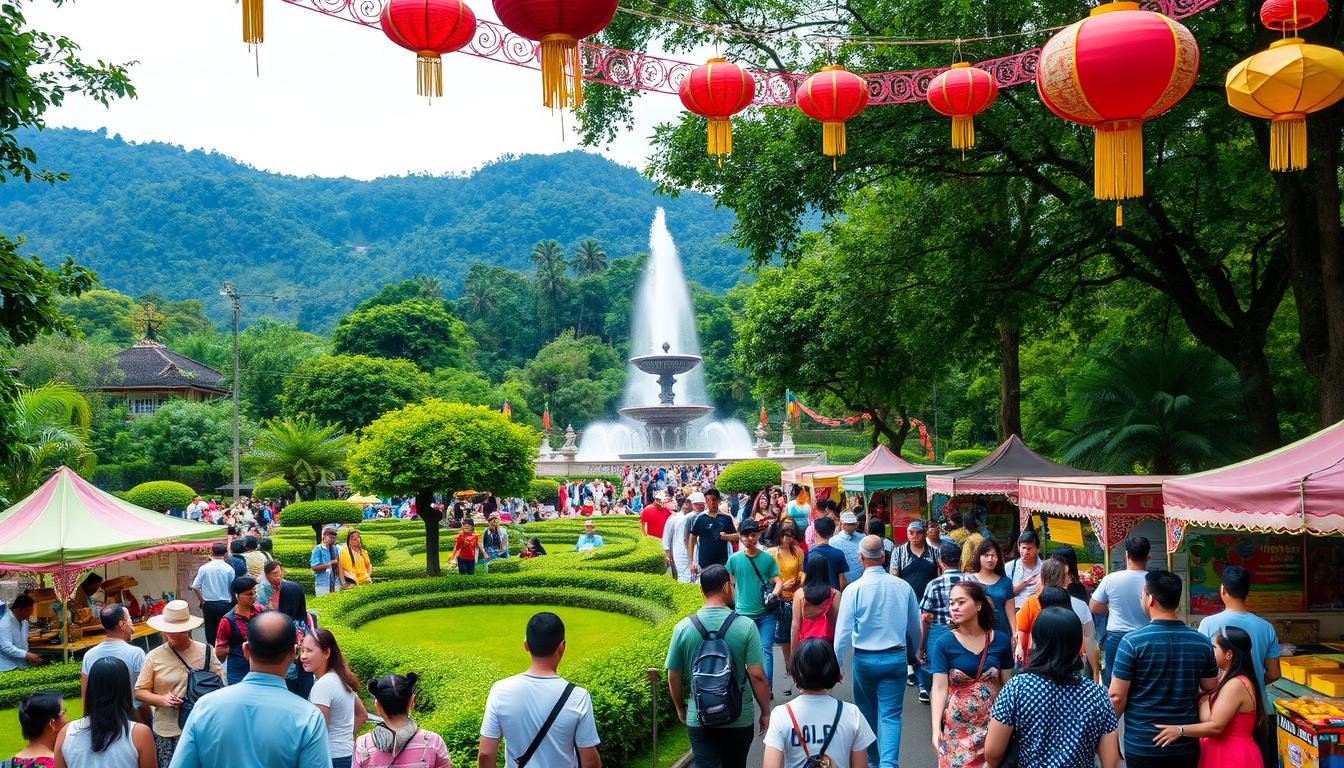 Ada Festival Cap Go Meh, Pengunjung Kebun Raya Bogor Tembus 10.000