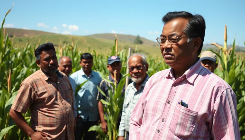 Gubernur NTB dan petani jagung