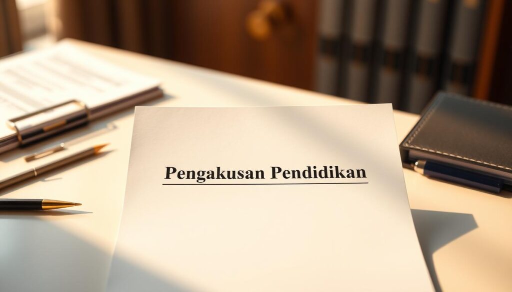 Pengakuan Pendidikan